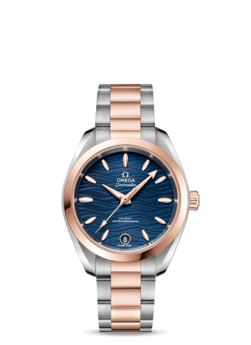Omega Seamaster Aqua Terra 150M Master Chronometer 34 Stainless Steel / Sedna Gold / Blue-Waves / Bracelet